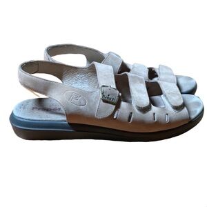 Propet Breeze Walker taupe leather sandals Size 10